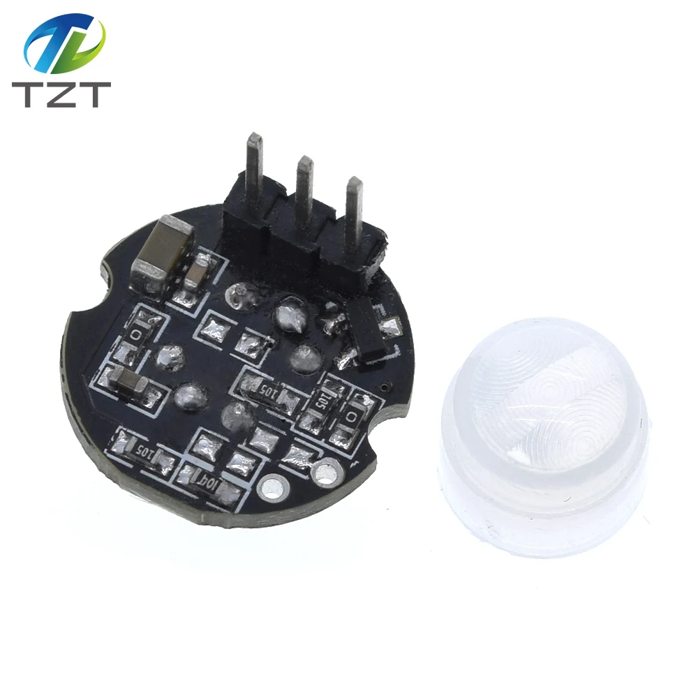 10 Pezzi Sensori Di Movimento PIR AM312 Infrarossi DC 2.7-12V Per Rilevamento Umano