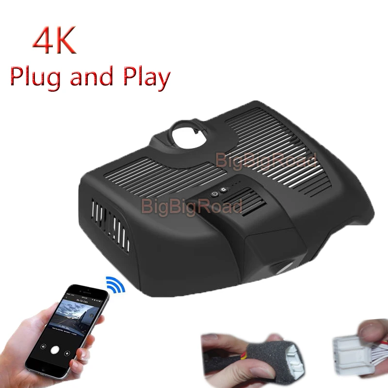 

For Mercedes Benz S Class S400L S450 S500L 4MATIC High Version 2021 4K Plug And Play Car Video Recorder Wifi DVR Dash Cam Camera