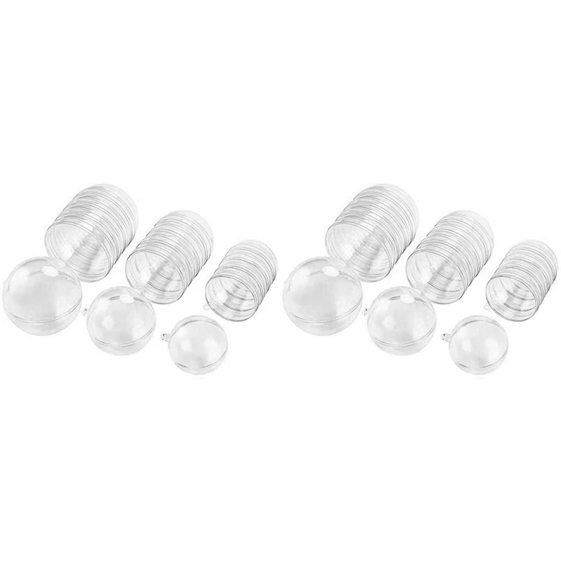 

60 шт., пластиковые пустотелые шары