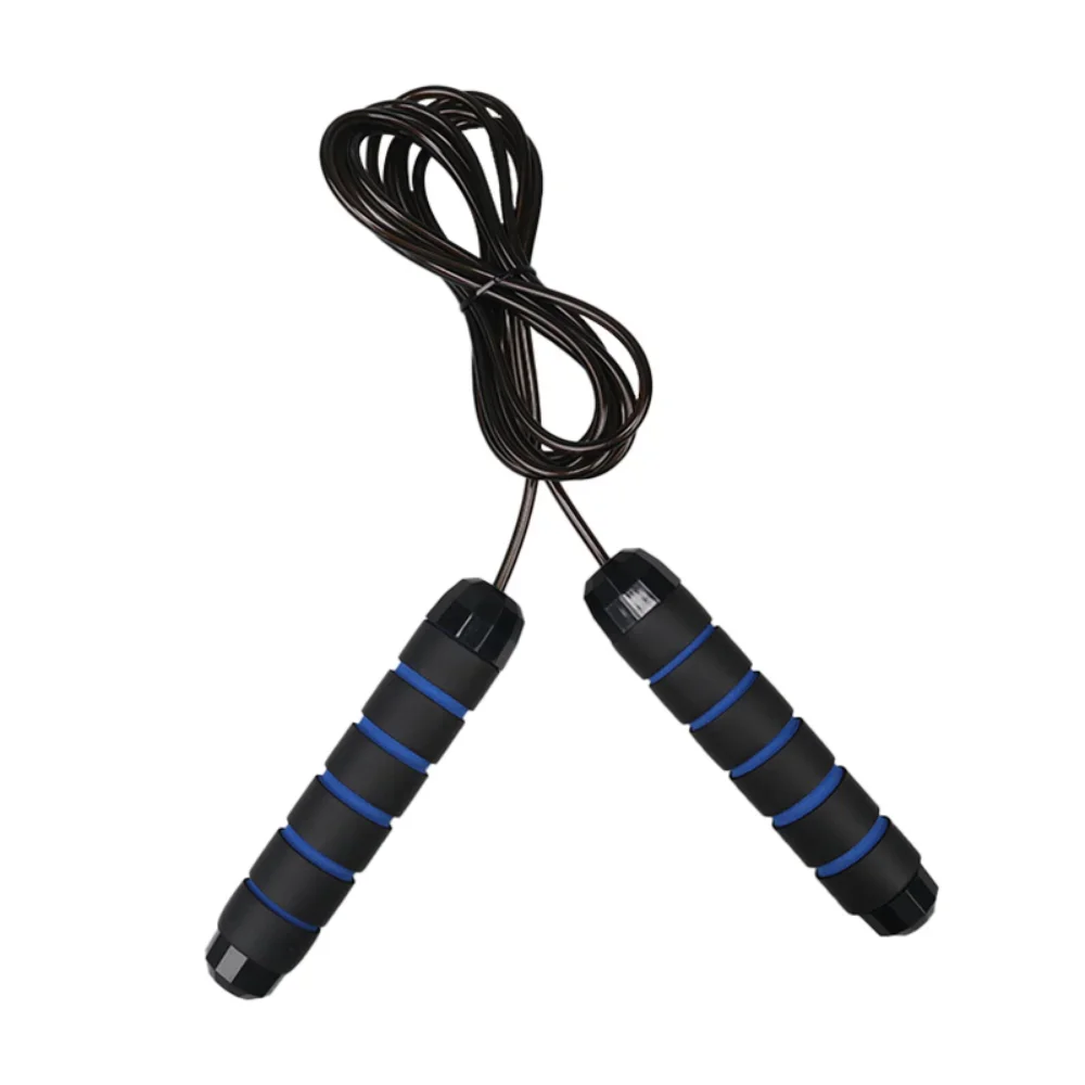 Jump Ropes Tangle-Free Rapid Speed Jumping Rope Cable with Ball Bearings Steel Skipping Rope Gym Fitness Home Exercise Slim Body jump rope