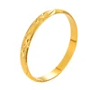 24K Gold Plated Dubai can open  Bangle for Women Middle East Gold Bangles Ethiopian Mesh Bracelets Wedding Jewelry African Gifts 3
