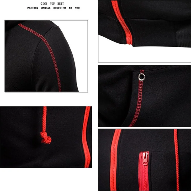Custom Logo Men's Hoode Coat Spring Autumn Brand Pocket Fashion Casual Cardigan Personality Design Male Zipper Jackets M-3XL