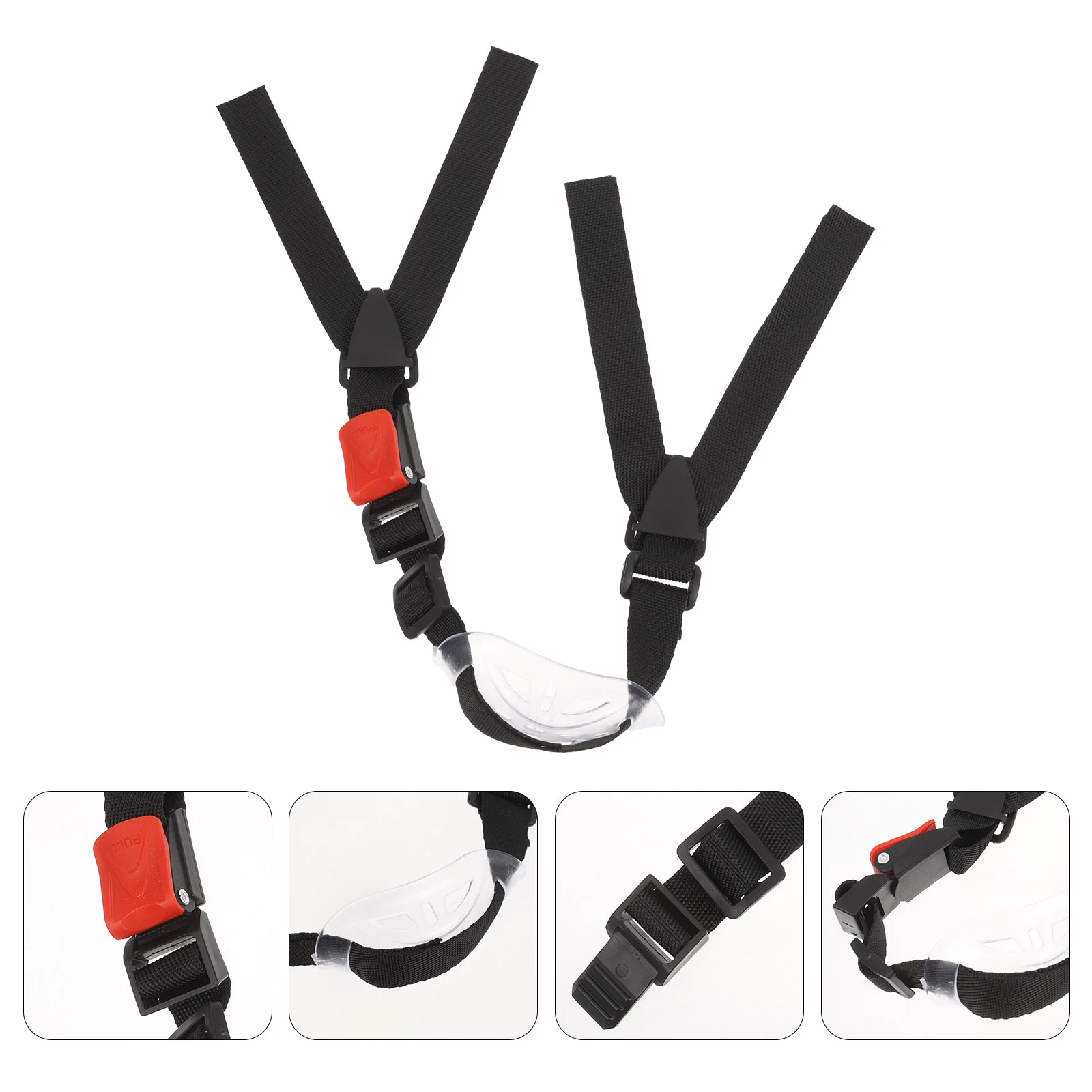 2 Pcs Chin Strap Universal Hard Hat Straps for Hats Accessories Adjustable Black Work safety helmet