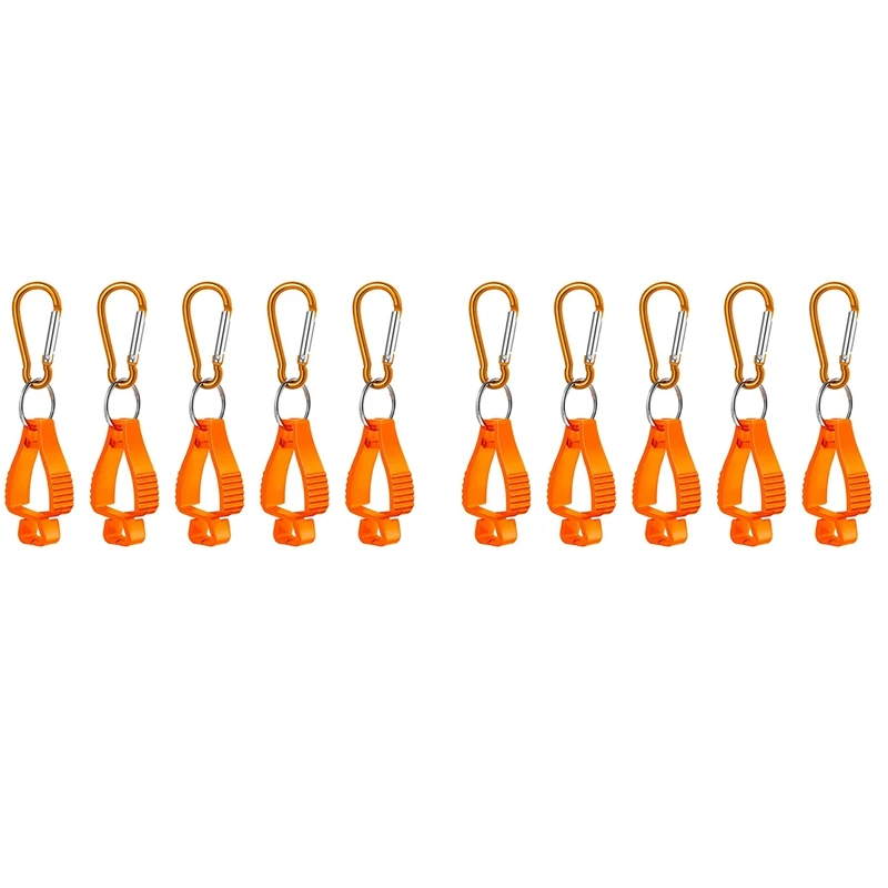 10Pcs Glove Clips For Work Glove Holders Glove Belt Clip With Metal