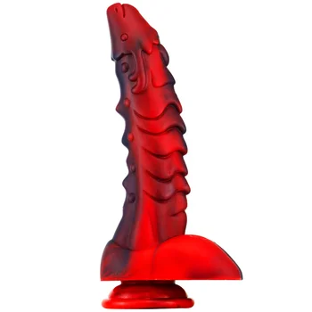 Liquid Silicone Animal Dildo Big Butt Plug Penis Realistic G Spot Stimulator Anal Dilator Huge Dildo For WomenMan Anal Sex Toys 1