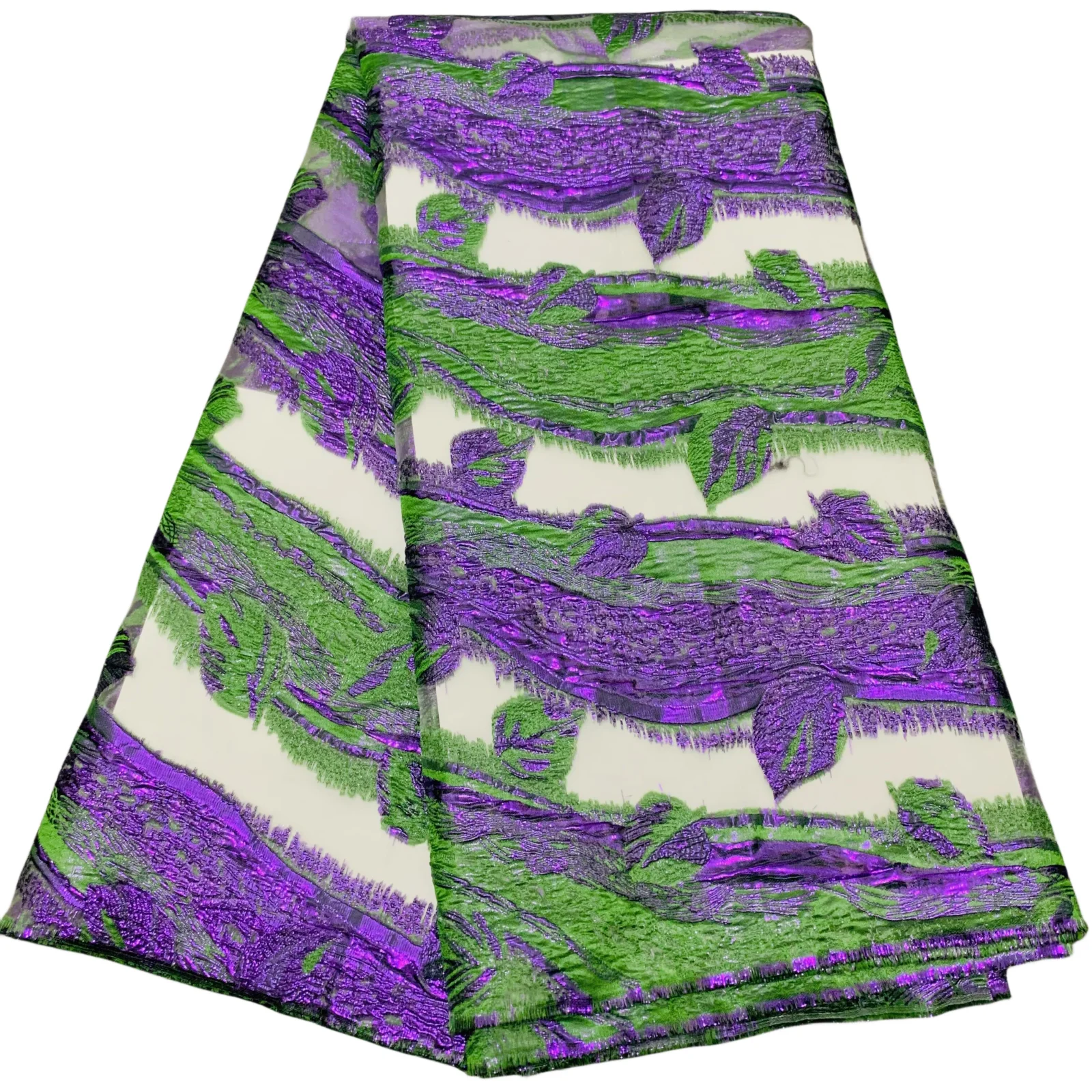 

African Jacquard Lace Fabric 2023 New Design Nigerian Brocade Fabric for Women Wedding Party Sew Dresses 5 Yards