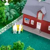 Scale 1:87/100/150/200 Sitting White People Model ABS Figures Man For Train Passenger Scene Sand Table Diorama Materials 5