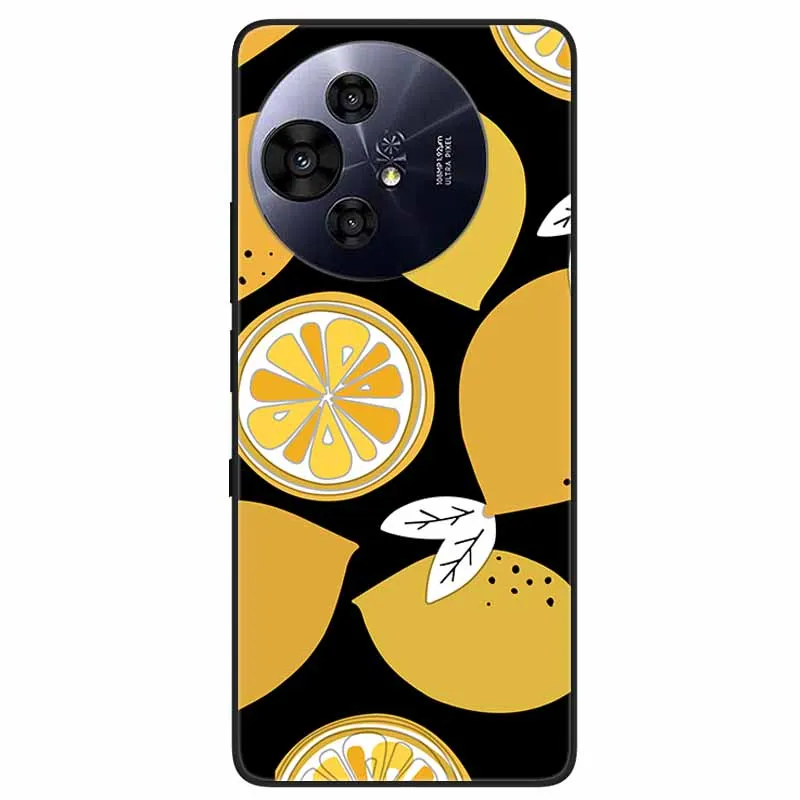 Floral Relief Painted Soft Silicone Phone Case - 6.8