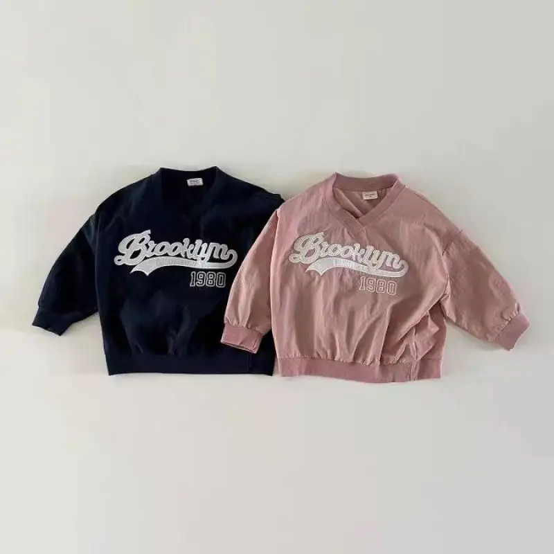 Fashion Letter Print Baby Casual Sweatshirt Autumn New Infant Boy Long Sleeve Tops Toddler Girl Sweatshirt Baby Pullover Clothes 1