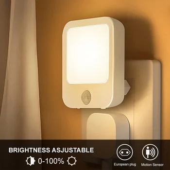 Motion Sensor LED Night Light Plug Lamp 1