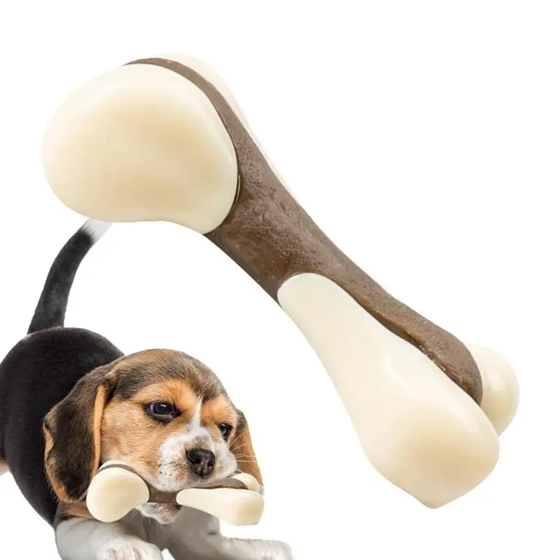 

Dog Chew Bone Toy Dog Toothbrush Toy Bone Shape Indestructible Dog Toy Tough Dog Toys Chewing Cleaning Stick For Large Small