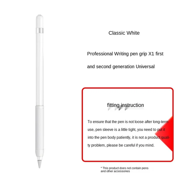 For Apple Pencil 1 2 Case Cover Universal Colorful for IPad Pencil Case Non-slip Protection Silicone for Apple Pencil 2 1 Sleeve white