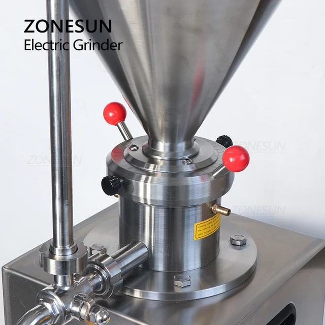 ZONESUN Colloid Grinder Machine for Peanut Butter, Chili Sauce, Black Bean Paste ZS-GM60 2