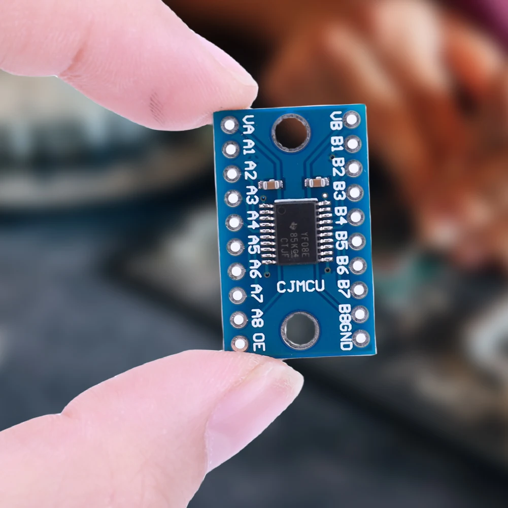 20-1SET TXS0108E TTL Bi-directional Mutual Converter 3.3V 5V 8 Channel Logic Level Switching Shifter High Speed for Raspberry Pi