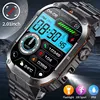 New for Outdoor Smartwatch Military Smart Watch Men with Led Lighting Bluetooth Call Fitness Heart Rate Watches