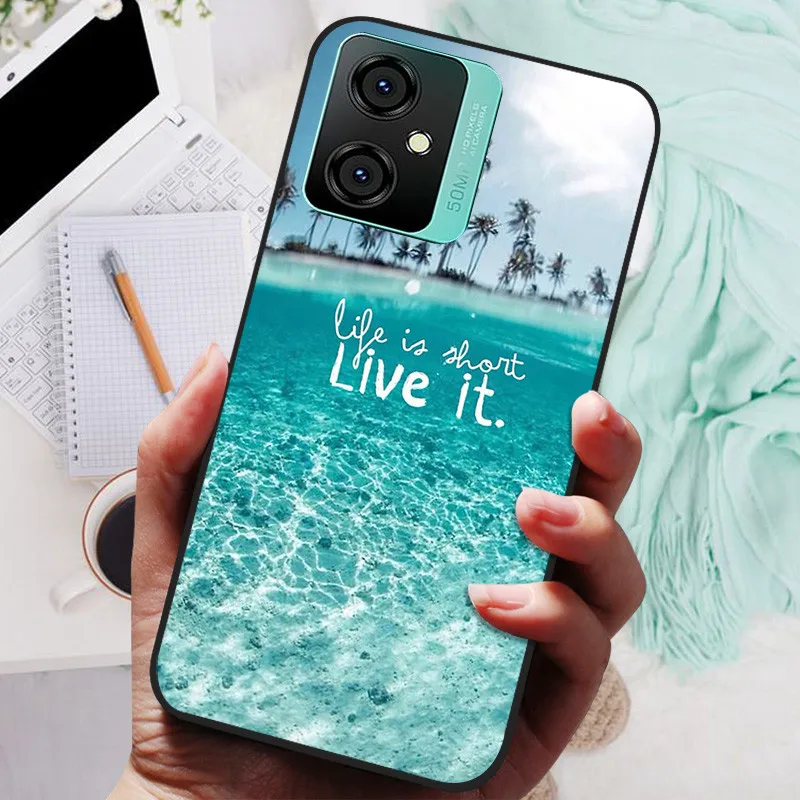 Silicone Soft Lions Cat Black Bumper Protective Case Cover