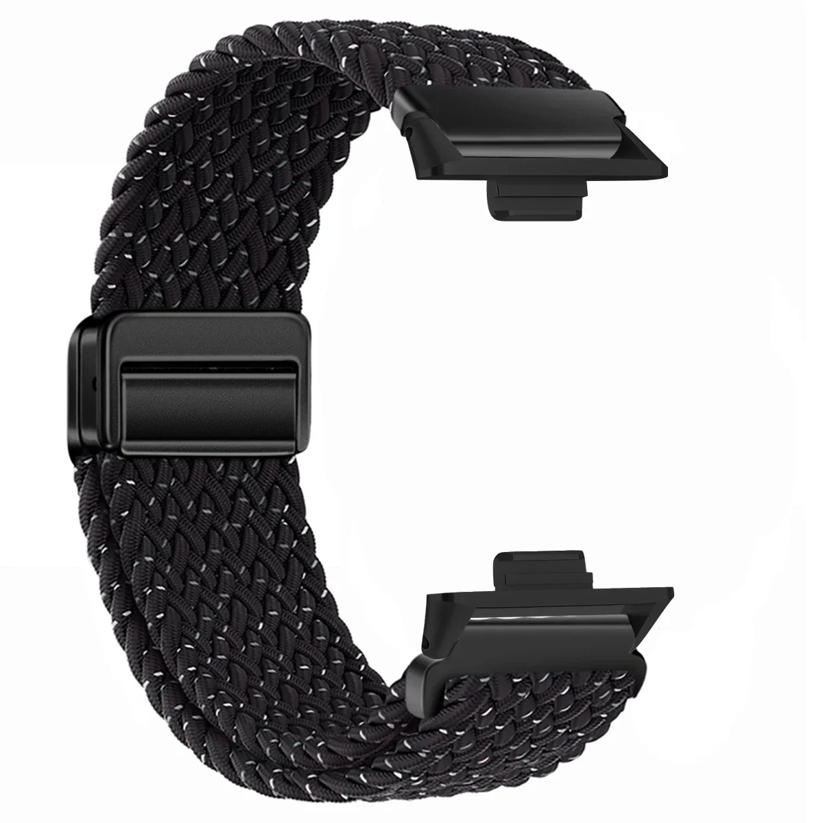 Nylon Braided Magnetic Buckle Strap - Breathable & Comfortable Replaceable Band