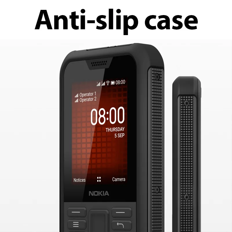 Nokia 800 Tough 4G Mobile Phone KaiOS WIFI Hotspot Waterproof Push 