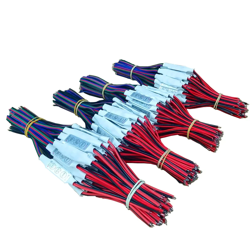 Фото Мини-контроллер RGB с 3 клавишами, 12 В, 24 В, 6 А, 4 контакта №2
