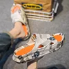 New Fashion Men Slippers Print Men Slides Male Summer Shoes Thick Sole Comfortable Home Outdoor Stylish Massage Shoes Hot Sale 4