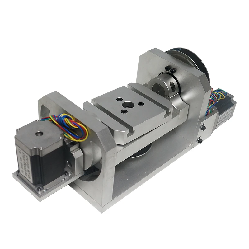 

Center Height 98MM CNC 4th 5th A Aixs Rotary Axis with Table for CNC Router CNC Milling and Engraving Machine Part Tools