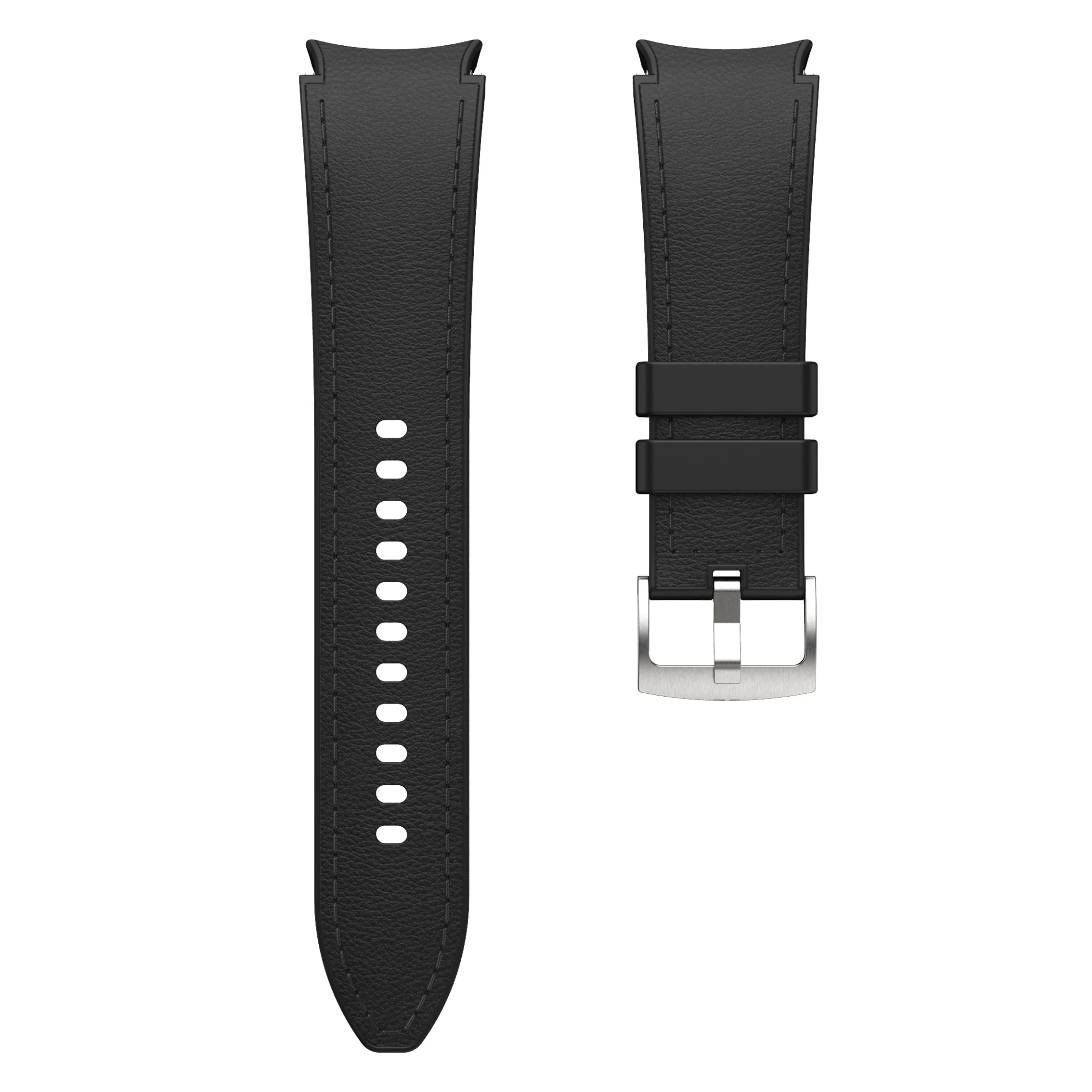Breathable No Gap Silicone-Leather Strap