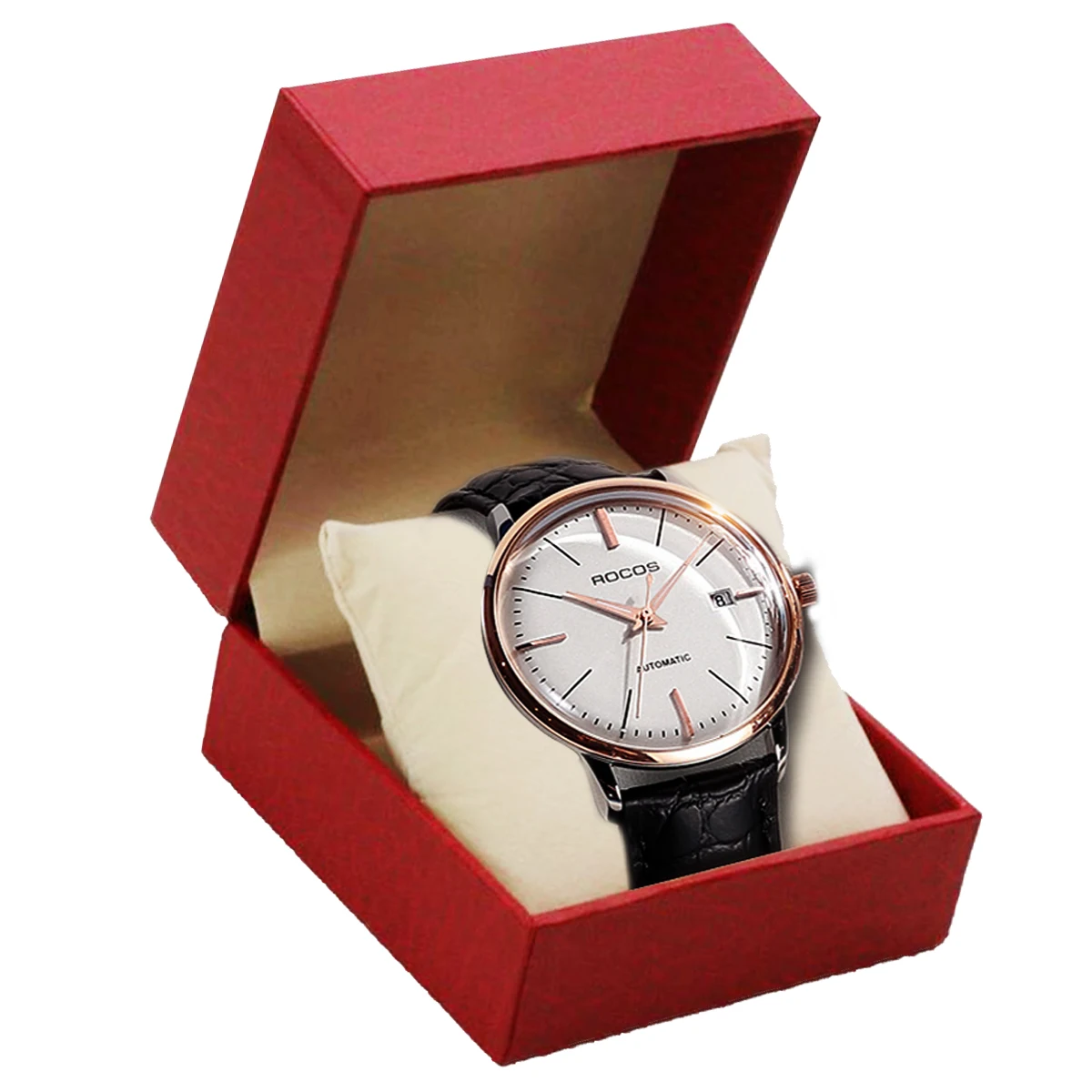 الليتشي نمط صندوق تخزين ساعات سوار المرأة مجوهرات...