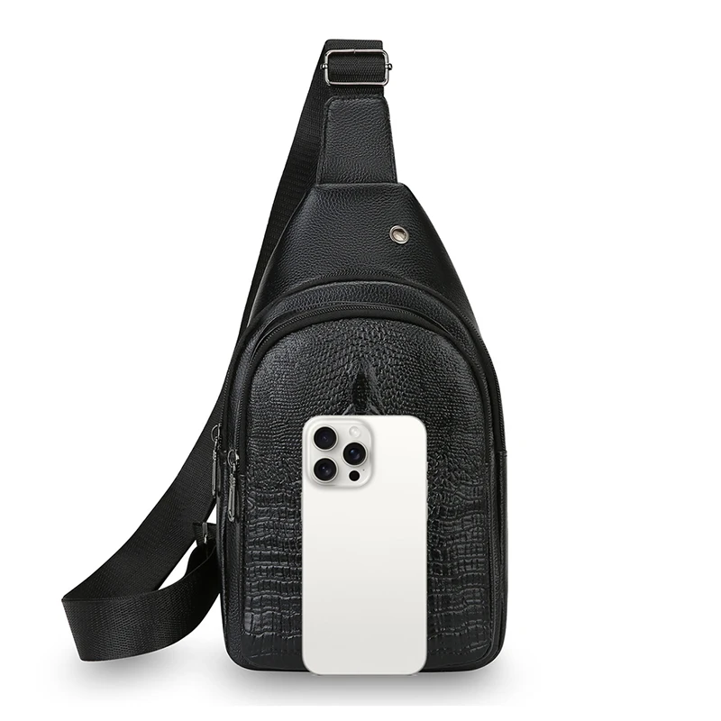 Men's crossbody bag and chest bag | Made of durable fabric, suitable for daily work, leisure, and travel, with multiple colors t