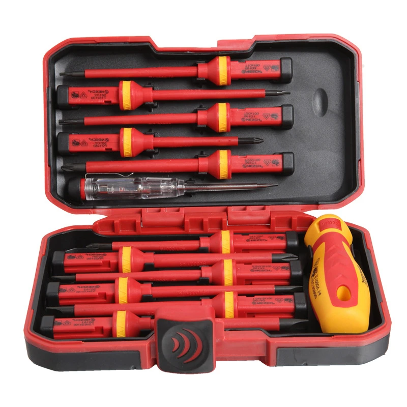 Electrician Hand Tools Insulated Screwdriver Set Screw Driver Bit