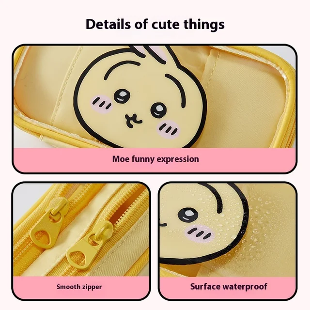 MINISO Chiikawa Series Double-layer Pencil Case - Image 3