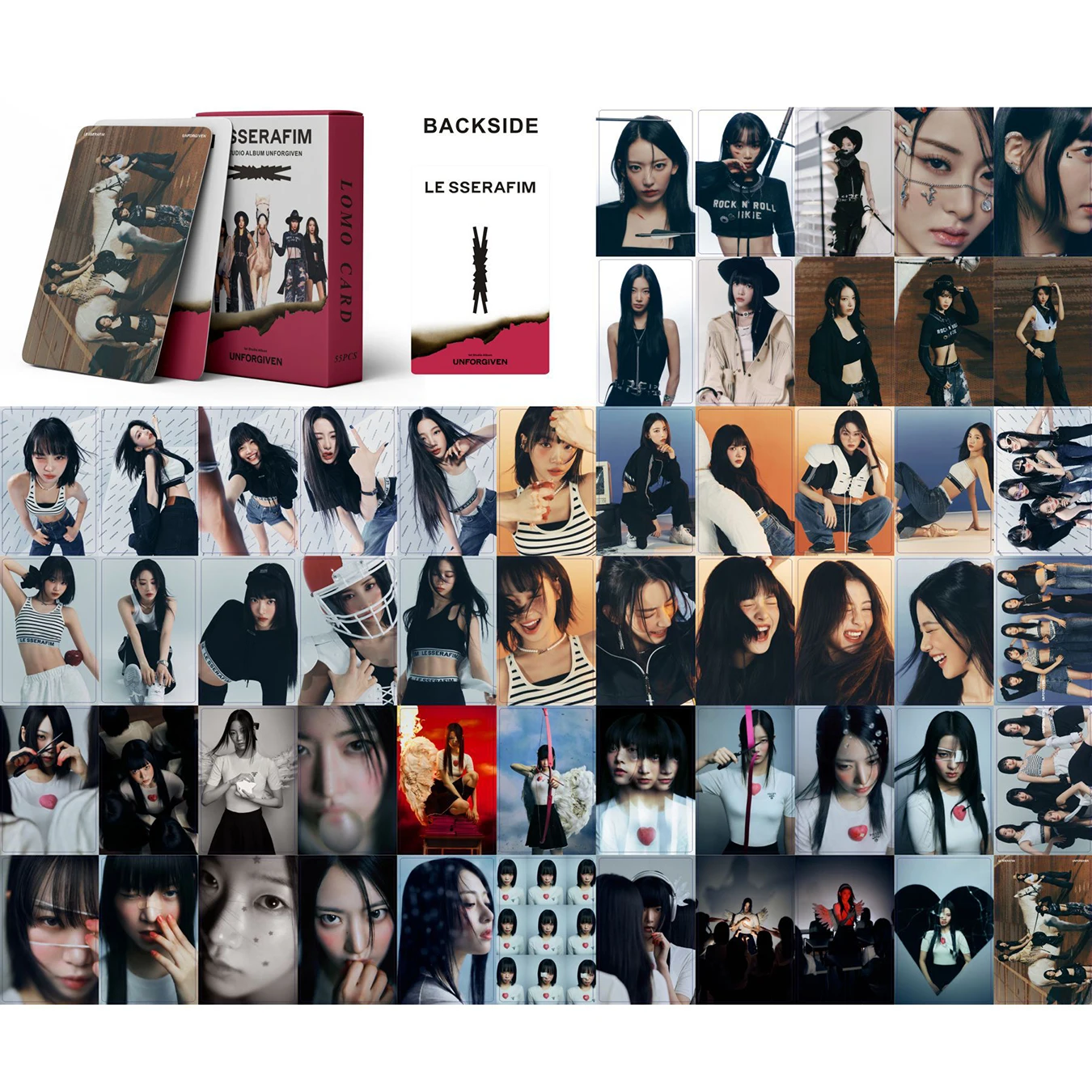 Рисунок 2 - Kpop фотокарточки LE SSERAFIM новый