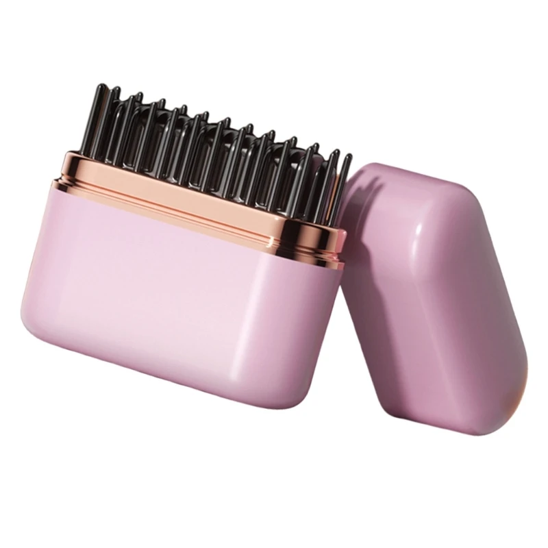 Multifunctional Hair Straightener Wireless Straight Hair Comb Hair Straightener Brush Suitable for Travel and Home Drop Shipping 4