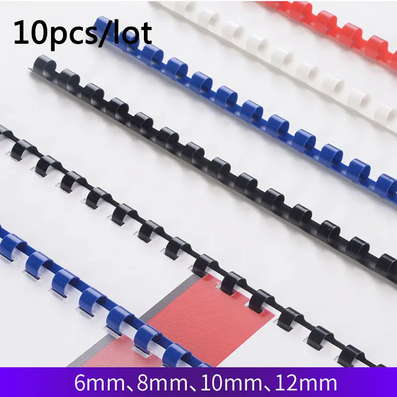 21 Hole Binding Ring 6-12mm 10PCS/LOT Album Aprons Rubber Binder Loose-Leaf Spiral Coil Notebook Scrapbook