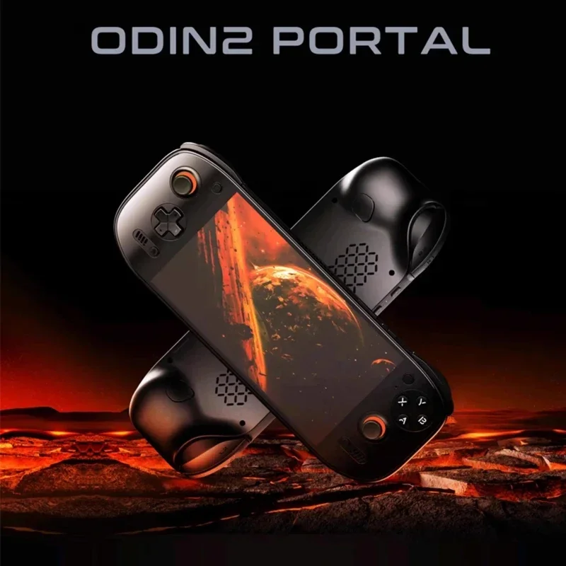 Ayn Odin 2 Portal Odin2 7inch Game Console 8000mah 8gen2 Open Source Retro Video 120hz Screen Handheld Game Player pc customized 2