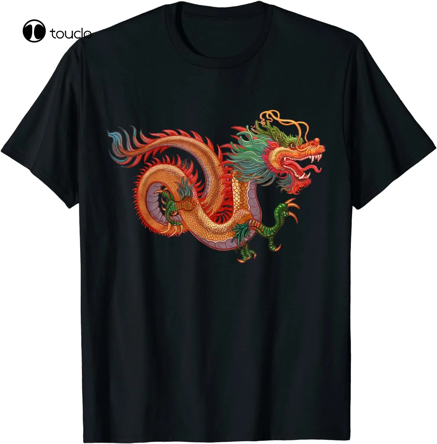 

Traditional Chinese Dragon Art T-Shirt sunflower shirts for women