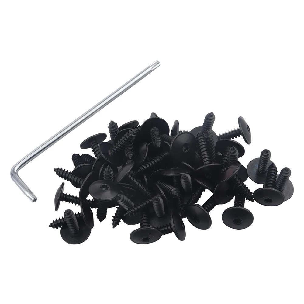 30pcs N90974701 for VW Engine Cover Undertray Splash Guard Fender Mud Flaps Wheel Arch Torx Screw M5*16 Bolt With wrench
