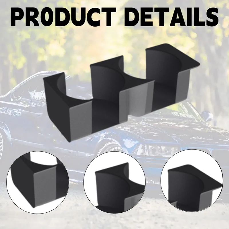 BMW E36 센터 콘솔용 1PCS 더블 카 컵 홀더, 듀얼 음료 커피 컵 홀더, 안정적이고 내구성 있는 자동차 액세서리