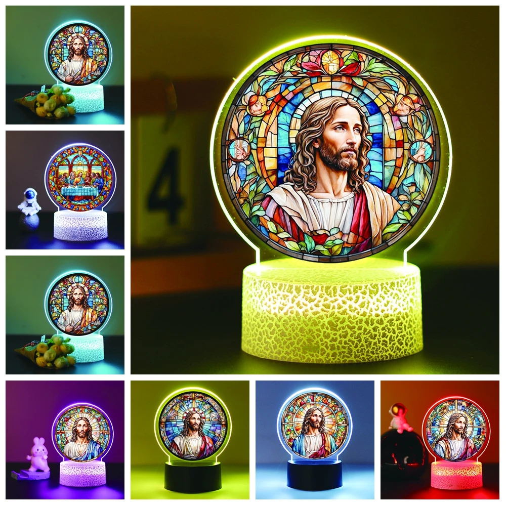 Sensore di movimento lampade Creative lampada da tavolo moderna a Led Baby Anime