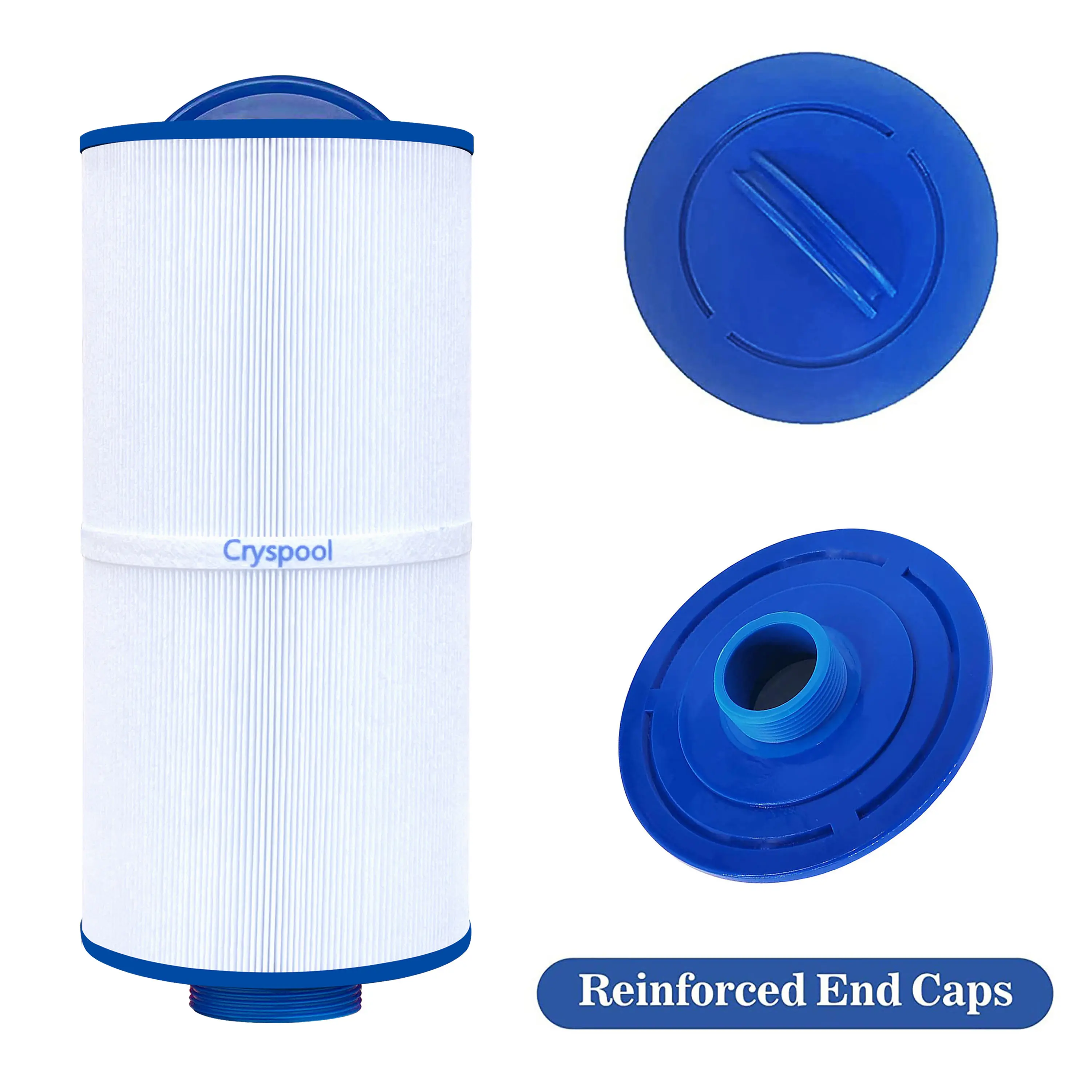 Cryspool 2" MPT-Thread Spa Filter Compatible with Tuff spa Filter, Del Sol Spas, Sundance Spas 6540-723,5CH-402, FC-2811,2 Pack 4