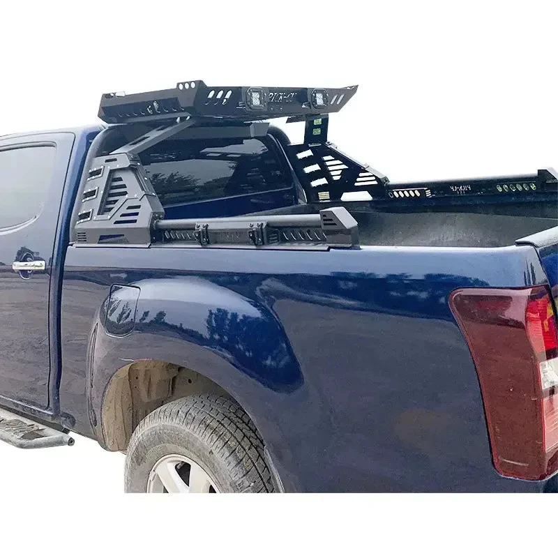 퍼포먼스 업그레이드 러스트 Rnt 듀얼 OEM 스포츠 4X4 픽업 트럭 롤바 (대형 바스켓 포함) D-하이럭스