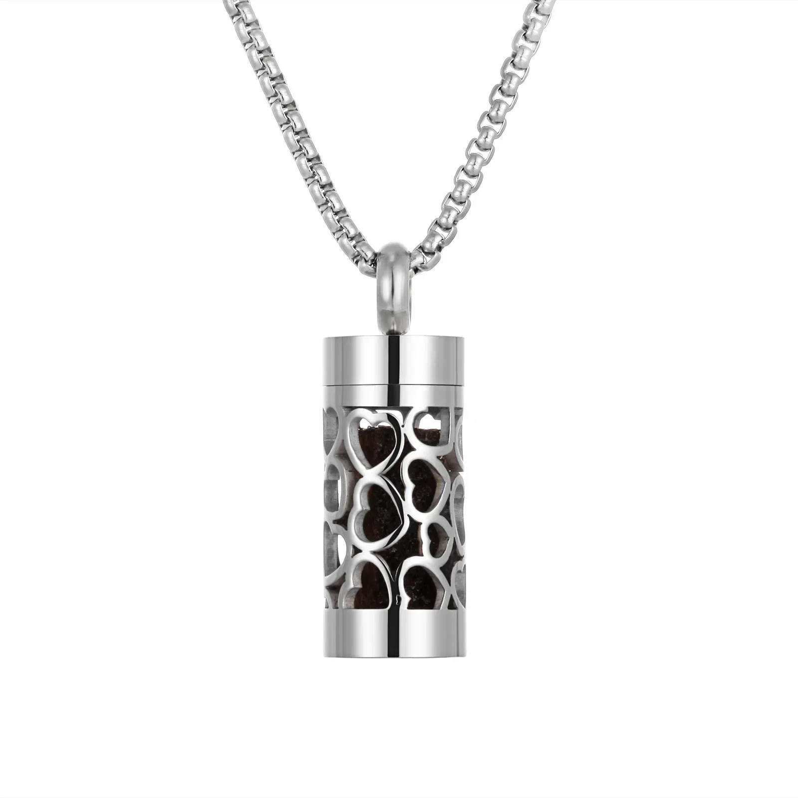 Stainless Steel Aromatherapy Diffuser Pendant Necklace