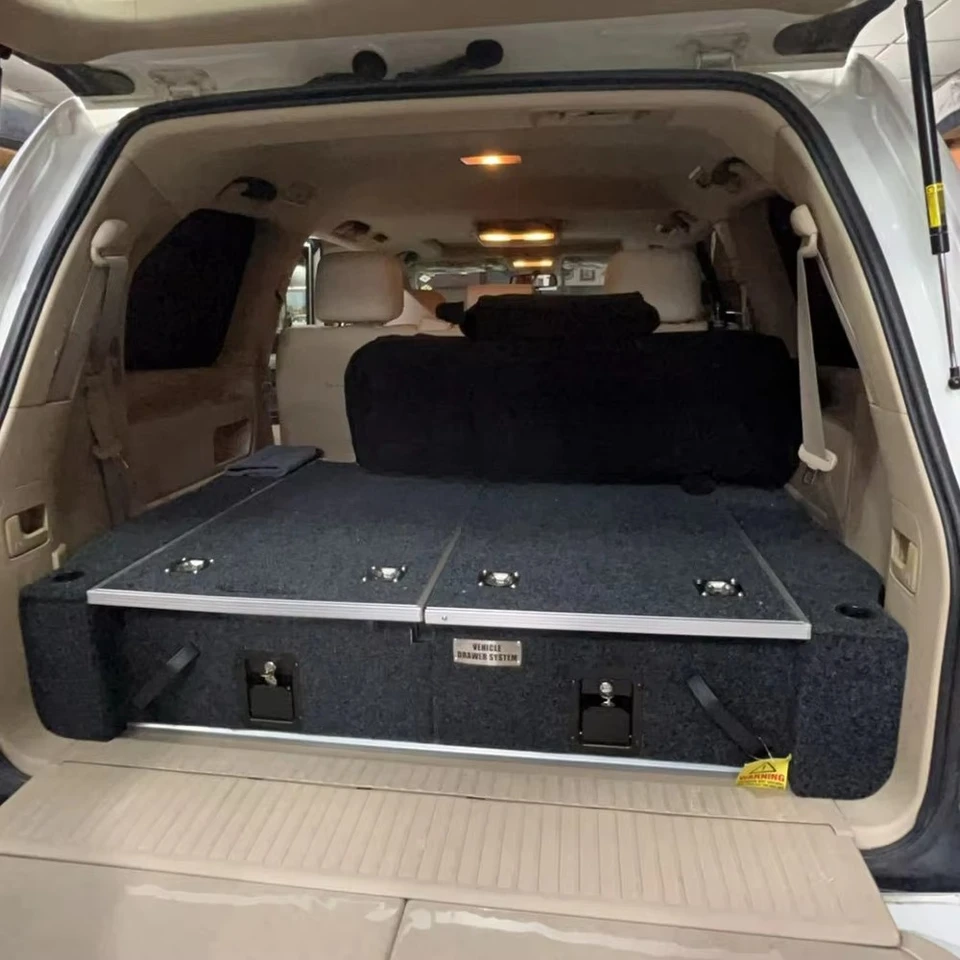 Reli3オフロード4x4車用カーゴスライド式収納トランク引き出しボックス 
