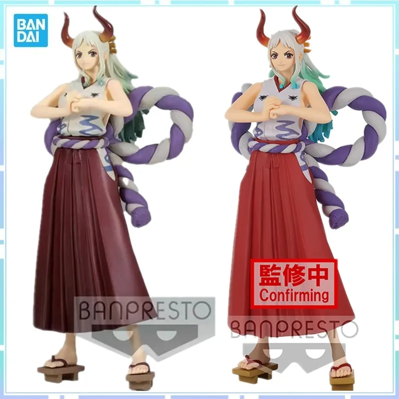 

Bandai Original Anime One Piece Figure Yamato Grandling Lady Wano Country DXF Action Model Toys PVC Decoration Statue Doll