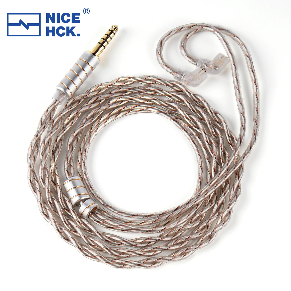 NICEHCK MixDNAオーディオケーブル 6N銀メッキ銅+6N OFCミックス交換