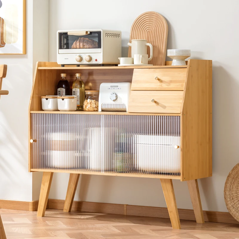 Multi-Functional Space-Saving Storage Organizer for Small Space Rustic Apartment-Size Kitchen & Dining Room Furniture