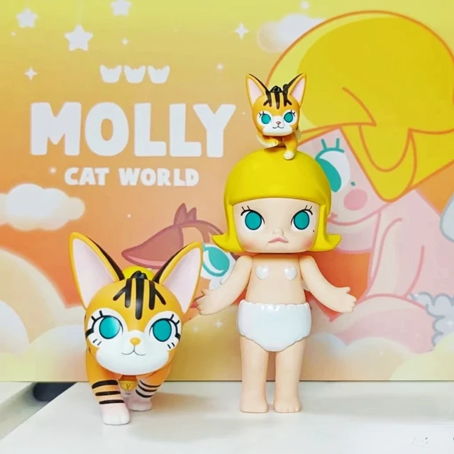 Cat World Action Figure | Doll Art Toy Ornament | Pop Mart Molly