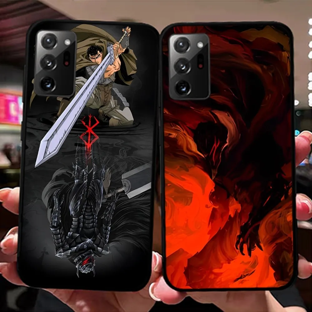 

Cartoon berserker Phone Case For Samsung Note 8 9 10 20 pro plus lite M 10 11 20 30 21 31 51 A 21 22 42 02 03