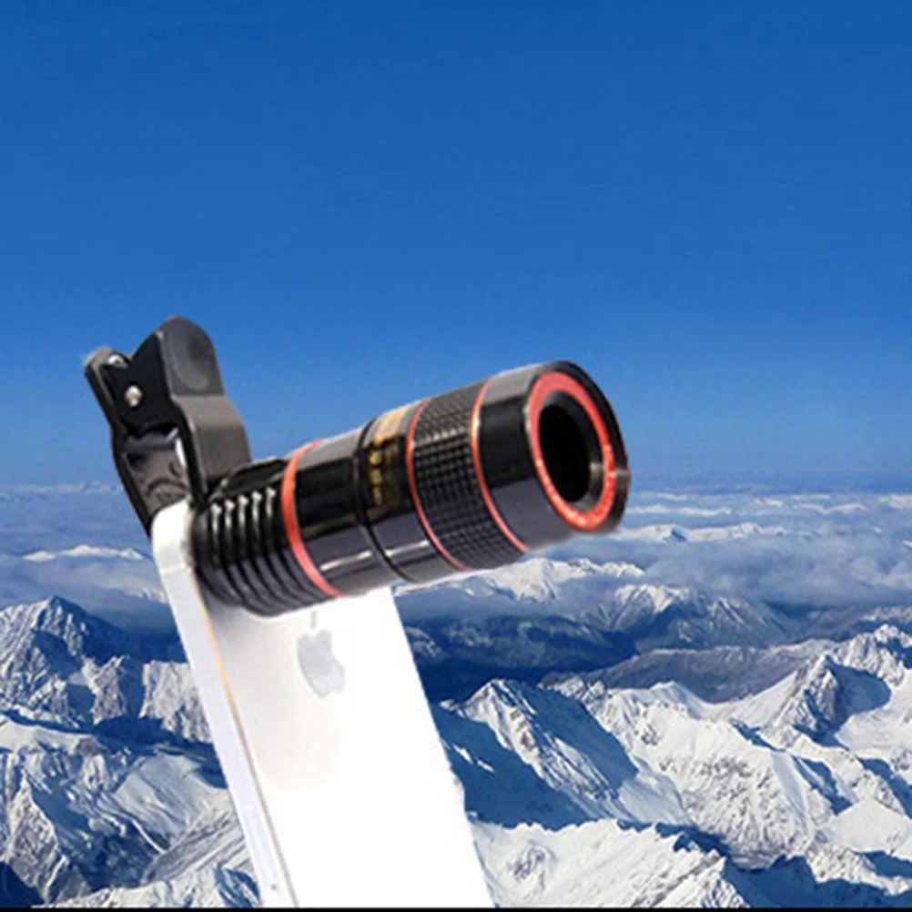 12 X Lens Cell Phone Allegato Accessori Para Telefonos Celulares Teleobiettivo Con Treppiede