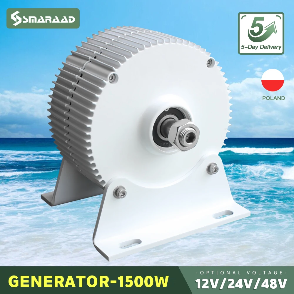 EmergencyGenerator24V48V1000W1500W3PhaseGearlessPermanent