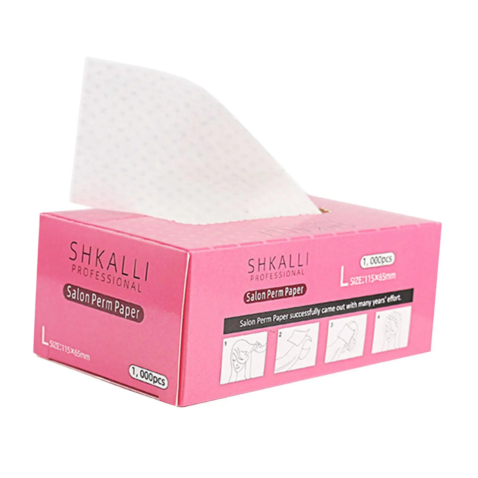 헤어 펌 키트 펌 페이퍼 1000매 화이트 메쉬 디자인 헤어 살롱 용품 컬링 트리트먼트